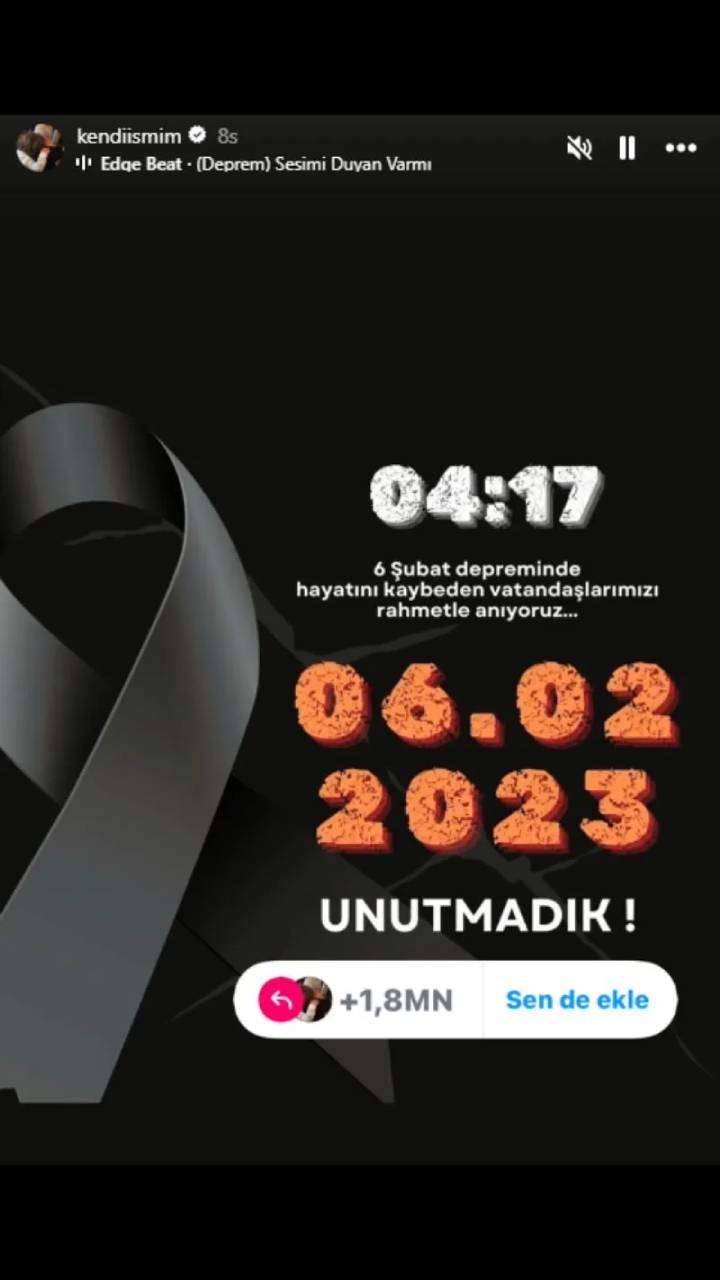 6 Şubat’ın izleri silinmedi: Ünlülerden deprem felaketi paylaşımları... 18